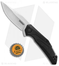 Kershaw Camshaft Assisted Opening Knife Black FRN (3" Stonewash) 1370 -Kershaw Kersahw Camshaft Assisted Opening Black FRN SW 1370 BHQ 106040 jr bottlecap