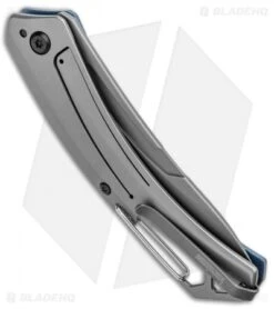 Kershaw Reverb XL Frame Lock Knife Carabiner CF/G-10 (3" Gray) 1225 -Kershaw Kersahw Reverb XL FL Carabiner CF G 10 Gray 1225 BHQ 94081 jr side