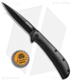 Kershaw Al Mar AM-3 Assisted Opening Knife Black G-10 (3" Black) 2335BLK -Kershaw Kershaw Al Mar AM 3 Black G 10 Black 2335BLK BHQ 71074 jr bottlecap