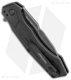 Kershaw Analyst Tanto Assisted Opening Knife Black FRN (3.25" BlackWash Serr) -Kershaw Kershaw Analyst Tanto Assisted Opening Black FRN BlackWash Serr 2062ST BHQ 120528 jr side