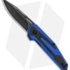 Kershaw Anso Fraxion Liner Lock Knife CF/Blue G-10 (2.75" Black SW) 1160BLUBW -Kershaw Kershaw Anso Fraxion LL CF Blue G 10 Black SW 1160BLUBW BHQ 79685 jr