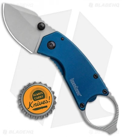 Kershaw Antic Frame Lock Knife Blue (1.75" Bead Blast) 8710 6 Kershaw Antic Frame Lock Knife Blue (1.75" Bead Blast) 8710 - Image 4