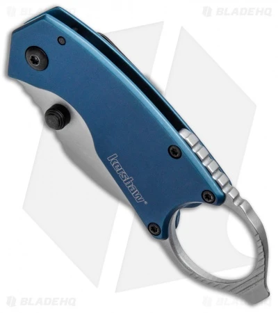 Kershaw Antic Frame Lock Knife Blue (1.75" Bead Blast) 8710 4 Kershaw Antic Frame Lock Knife Blue (1.75" Bead Blast) 8710 - Image 2
