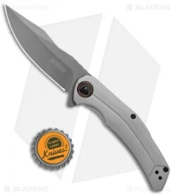Kershaw Believer Assisted Opening Knife Stainless Steel (3.25" Gray PVD) 2070 -Kershaw Kershaw Believer Assisted Opening SS Gray PVD 2070 BHQ 106046 jr bottlecap