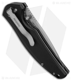 Kershaw Bowser Liner Lock Knife Black Nylon (3.25" Satin) 8 Kershaw Bowser Liner Lock Knife Black Nylon (3.25" Satin) -Kershaw Kershaw Bowser LLK Black Nylon 3in Satin BHQ 107942 td side