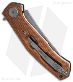 Kershaw Sinkevich Concierge Liner Lock Knife Brown Micarta (3.25" SW D2) -Kershaw Kershaw Concierge D2 Brown Micarta BHQ 138407 td side