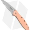 Kershaw Copper Leek Assisted Opening Knife (3" Stonewash) 1660CU 2 Kershaw Copper Leek Assisted Opening Knife (3" Stonewash) 1660CU -Kershaw Kershaw Copper Leek Assisted Opening SW 1660CU BHQ 105986 jr