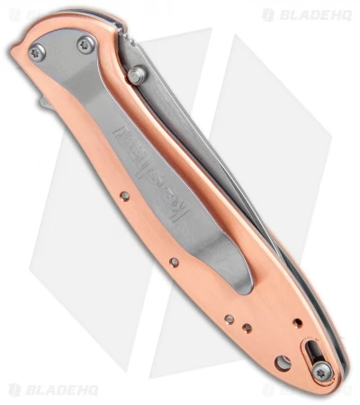 Kershaw Copper Leek Assisted Opening Knife (3" Stonewash) 1660CU 5 Kershaw Copper Leek Assisted Opening Knife (3" Stonewash) 1660CU - Image 3
