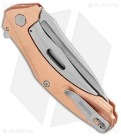 Kershaw Copper Natrix Sub-Frame Lock Knife (3.25" Stonewash) 7007CU -Kershaw Kershaw Copper Natrix Sub FL SW 7007CU BHQ 105984 jr side