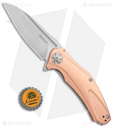 Kershaw Copper Natrix XL Sub-Frame Lock Knife (3.75" Stonewash) 7008CU 6 Kershaw Copper Natrix XL Sub-Frame Lock Knife (3.75" Stonewash) 7008CU - Image 4