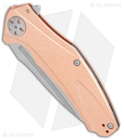 Kershaw Copper Natrix XL Sub-Frame Lock Knife (3.75" Stonewash) 7008CU 4 Kershaw Copper Natrix XL Sub-Frame Lock Knife (3.75" Stonewash) 7008CU - Image 2