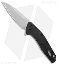 Kershaw Dividend Assisted Opening Knife Black (3" Stonewash 20CV) 1812BLK