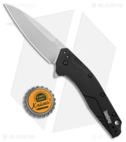 Kershaw Dividend Assisted Opening Knife Black (3" Stonewash 20CV) 1812BLK 9 Kershaw Dividend Assisted Opening Knife Black (3" Stonewash 20CV) 1812BLK -Kershaw Kershaw Dividend Assisted Opening Black SW BHQ 76656 jr bottlecap