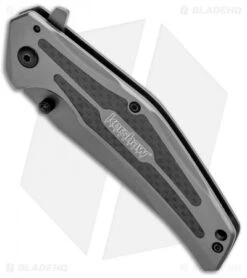 Kershaw Duojet A/O Frame Lock Knife Gray SS/Carbon Fiber (3.25" Gray) 8300 7 Kershaw Duojet A/O Frame Lock Knife Gray SS/Carbon Fiber (3.25" Gray) 8300 -Kershaw Kershaw Duojet AO FL Gray SS CF Gray 8300 BHQ 80590 jr spine