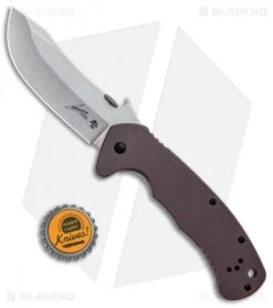 Kershaw CQC-11K D2 Frame Lock Knife Brown G-10 (3.5" Stonewash) 6031D2 9 Kershaw CQC-11K D2 Frame Lock Knife Brown G-10 (3.5" Stonewash) 6031D2 -Kershaw Kershaw Emerson CQC 11K D2 FL Brown G 10 SW 6031D2 BHQ 101840 jr bottlecap
