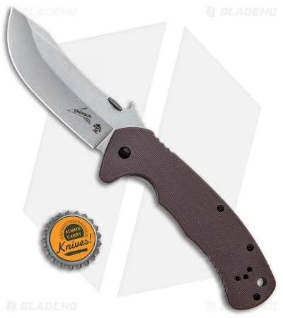 Kershaw CQC-11K D2 Frame Lock Knife Brown G-10 (3.5" Stonewash) 6031D2 6 Kershaw CQC-11K D2 Frame Lock Knife Brown G-10 (3.5" Stonewash) 6031D2 - Image 4