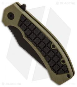 Kershaw Faultline Liner Lock Knife Green/Black GFN (3" Black) 8760 8 Kershaw Faultline Liner Lock Knife Green/Black GFN (3" Black) 8760 -Kershaw Kershaw Faultline Green Black GFN black BHQ 81280 er spine
