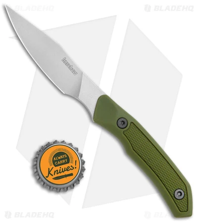 Kershaw Deschutes Caper Fixed Blade Knife Green (3.3" Stonewash) 1882 6 Kershaw Deschutes Caper Fixed Blade Knife Green (3.3" Stonewash) 1882 - Image 4