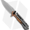 Kershaw Frontrunner Frame Lock Knife Black/Copper Steel (3.1" Stonewash) 2039 -Kershaw Kershaw Frontrunner Knife Black SW Copper SW BHQ 178502 jr