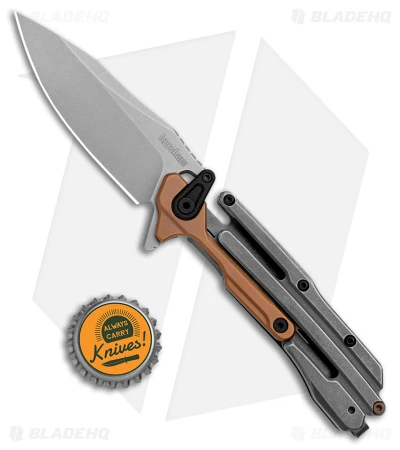 Kershaw Frontrunner Frame Lock Knife Black/Copper Steel (3.1" Stonewash) 2039 6 Kershaw Frontrunner Frame Lock Knife Black/Copper Steel (3.1" Stonewash) 2039 - Image 4