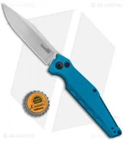 Kershaw Galyean Launch 7 Automatic Knife Teal (3.75" Stonewash) 7900TEALSW -Kershaw Kershaw Galyean Launch 7 Auto Teal SW 7900TEALSW BHQ 92521 jr bottlecap