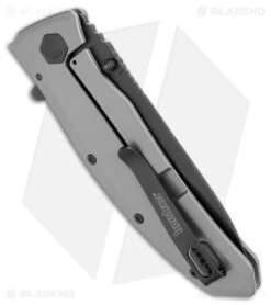 Kershaw Grid Assisted Opening Flipper Knife (3.75" Black) 2200 -Kershaw Kershaw Grid Assisted Opening Flipper Black BHQ 34464 jr side