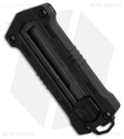 Kershaw Jen Anso Kapsule Manual Sliding Button Lock OTF Knife (1.9"Black SW) -Kershaw Kershaw Jen Anso Kapsule Manual Sliding Button Lock OTF Knife 1in Black SW BHQ 177725 td spine