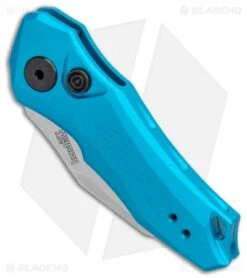 Kershaw Launch 10 Automatic Knife Teal (1.9" Stonewash) 7350 -Kershaw Kershaw Launch 10 Auto Teal SW 7350 BHQ 105328 jr spine