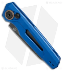 Kershaw Launch 11 Automatic Knife Blue Aluminum (2.75" Blackwash) 7550BLU -Kershaw Kershaw Launch 11 Auto Blue Aluminum Blackwash BHQ 178234 jr spine