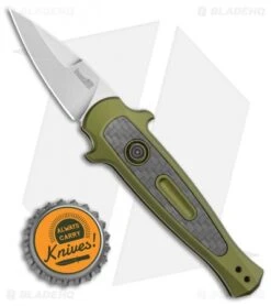 Kershaw Launch 12CA Legal Stiletto Automatic Knife OD Green (1.9" SW) 9 Kershaw Launch 12CA Legal Stiletto Automatic Knife OD Green (1.9" SW) -Kershaw Kershaw Launch 12 CA Legal Stiletto Automatic Knife OD Green 1.9 SW BHQ 117837 LS Bottlecap