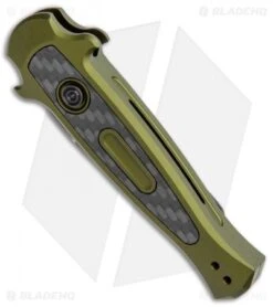 Kershaw Launch 12 CA Legal Stiletto Automatic Knife OD Green (1.9" Black SW) 7 Kershaw Launch 12 CA Legal Stiletto Automatic Knife OD Green (1.9" Black SW) -Kershaw Kershaw Launch 12 Call Legal Stiletto Auto OD Green KER7130OLBW BHQ 114625 jr spine