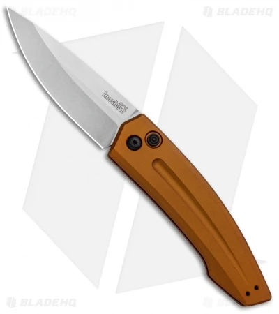 Kershaw Launch 2 Automatic Knife Bronze Aluminum (3.4" Stonewash) 7200EBSW 3 Kershaw Launch 2 Automatic Knife Bronze Aluminum (3.4" Stonewash) 7200EBSW