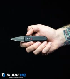 Kershaw Launch 4 CA Legal Automatic Knife (1.9" Black) 7500BLK -Kershaw Kershaw Launch 4 CA Legal Automatic Knife Black 7500BL BHQ 34416 in hand web 1