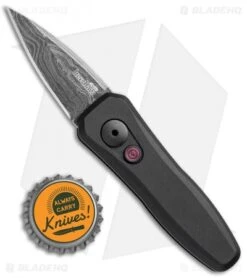Kershaw Launch 4 CA Legal Automatic Knife (1.9" Damascus) BHQ Exclusive -Kershaw Kershaw Launch 4 CA Legal Damascus 7500DAM BHQ 67750 jr bottlecap