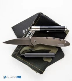 Kershaw Leek Assisted Opening Knife Gray Stainless Steel (3" Gray) 1660GRY 11 Kershaw Leek Assisted Opening Knife Gray Stainless Steel (3" Gray) 1660GRY -Kershaw Kershaw Leek Assisted Opening Knife Gray Aluminum Gray 1660GRY BHQ 117600 kp pocket web