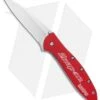 Kershaw Leek Assisted Opening Liner Lock Knife Red Snap On (3" Bead Blast) -Kershaw Kershaw Leek Assited Opening LL Red Snap On BB KS1660RAT BHQ 99879 jr
