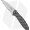 Kershaw Leek Assisted Opening Knife Carbon Fiber (3" Stonewash) 1660CF -Kershaw Kershaw Leek cf sw BHQ 52168 jr