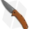 Kershaw Link Drop Point Knife Flat Dark Earth Aluminum (3.25" BlackWash) 2 Kershaw Link Drop Point Knife Flat Dark Earth Aluminum (3.25" BlackWash) -Kershaw Kershaw Link Assisted SW Plain FDE Handle 1776BRZBW BHQ 85193 jr