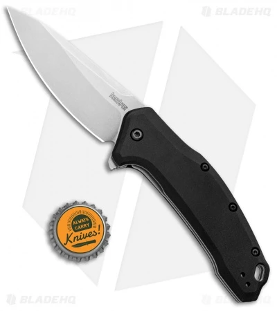 Kershaw Link Drop Point Knife Black (3.25" M390 Stonewash) 1776BLK 6 Kershaw Link Drop Point Knife Black (3.25" M390 Stonewash) 1776BLK - Image 4