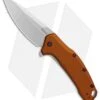 Kershaw Link Drop Point Knife Flat Dark Earth Aluminum (3.25" Stonewash) -Kershaw Kershaw Link Drop Flat Dark Earth Aluminum SW BHQ 85194 er