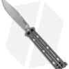 Kershaw Lucha 20CV Balisong Butterfly Knife SS (4.6" Bead Blast) 515020CV -Kershaw Kershaw Lucha Balisong Butterfly Gray BHQ 117078 jr