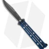 Kershaw Lucha Balisong Butterfly Knife Blue (4.5" Blackwash) 5150BLUBW -Kershaw Kershaw Lucha Balisong Butterfly Knife Blue 4in BSW BHQ 117077 td