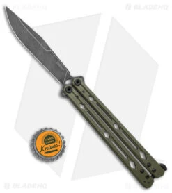 Kershaw Lucha Balisong Butterfly Knife OD Green (4.5" Blackwash) 5150ODBW 9 Kershaw Lucha Balisong Butterfly Knife OD Green (4.5" Blackwash) 5150ODBW -Kershaw Kershaw Lucha Balisong Butterfly OD Green Blackwash 5150ODBW BHQ 117072 jr bottlecap
