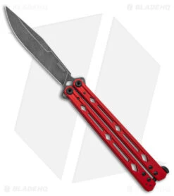 Kershaw 37 Kershaw Lucha Balisong Butterfly Knife Red (4.5" Blackwash) 5150RDBW
