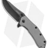 Kershaw Median Bead Blast A/O Frame Lock Knife Stainless Steel (3" Black) -Kershaw Kershaw Median BB A O FL SS Black KS1551TI BHQ 100764 jr