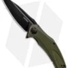 Kershaw Natrix XL Sub-Frame Lock Knife OD Green G-10 (3.75" Black) 7008OLBLK