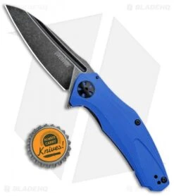 Kershaw Natrix A/O Knife Blue G-10 (3.25" BlackWash) 7007BLUBW -Kershaw Kershaw Natrix A O FL Blue Black 7007BLUBW BHQ 82642 jr bottlecap
