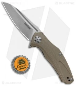 Kershaw Natrix Sub-Frame Lock Knife Tan G-10 (3.25" Stonewash) 7007TAN 9 Kershaw Natrix Sub-Frame Lock Knife Tan G-10 (3.25" Stonewash) 7007TAN -Kershaw Kershaw Natrix Sub FL Tan G 10 SW KS7007TAN BHQ 88101 jr bottlecap