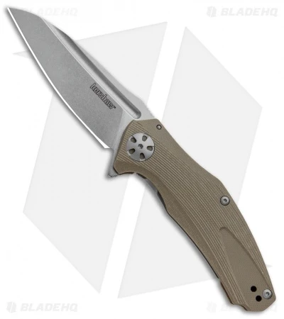 Kershaw Natrix Sub-Frame Lock Knife Tan G-10 (3.25" Stonewash) 7007TAN 3 Kershaw Natrix Sub-Frame Lock Knife Tan G-10 (3.25" Stonewash) 7007TAN