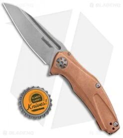 Kershaw Mini Natrix Sub-Frame Lock Knife Copper (2.75" Stonewash) 7006CU 12 Kershaw Mini Natrix Sub-Frame Lock Knife Copper (2.75" Stonewash) 7006CU -Kershaw Kershaw Natrix Sub Frame Copper SW 7006CU BHQ 80567 jr bottlecap